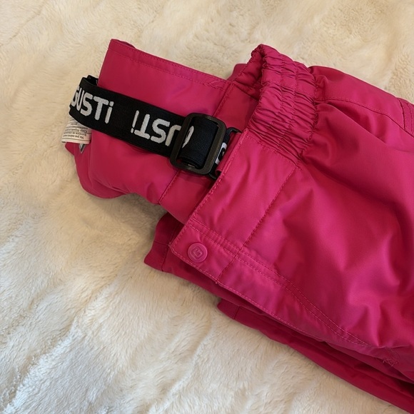 Gusti Kids Pink Snow Pants size youth 10 (large) in hot pink - Picture 13 of 14